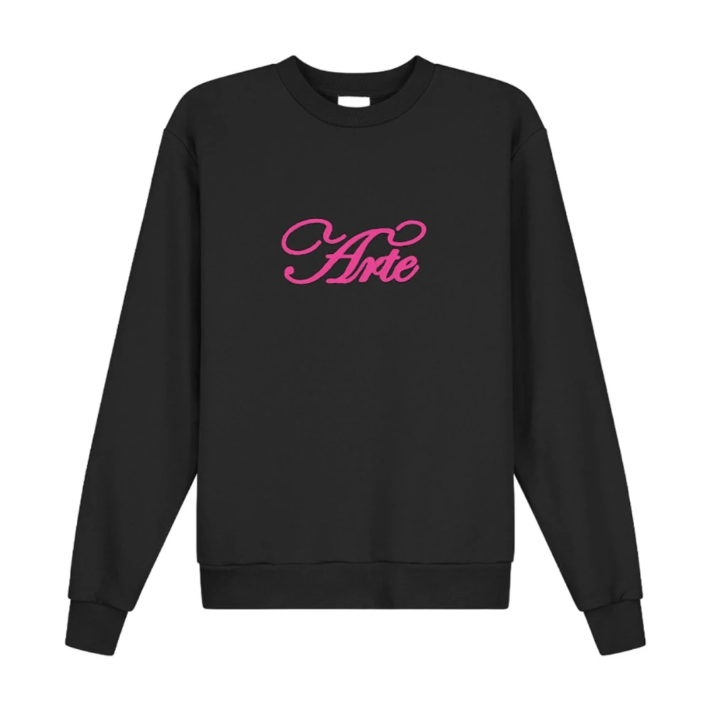 Arte Antwerp Logo Crewneck Black Heren