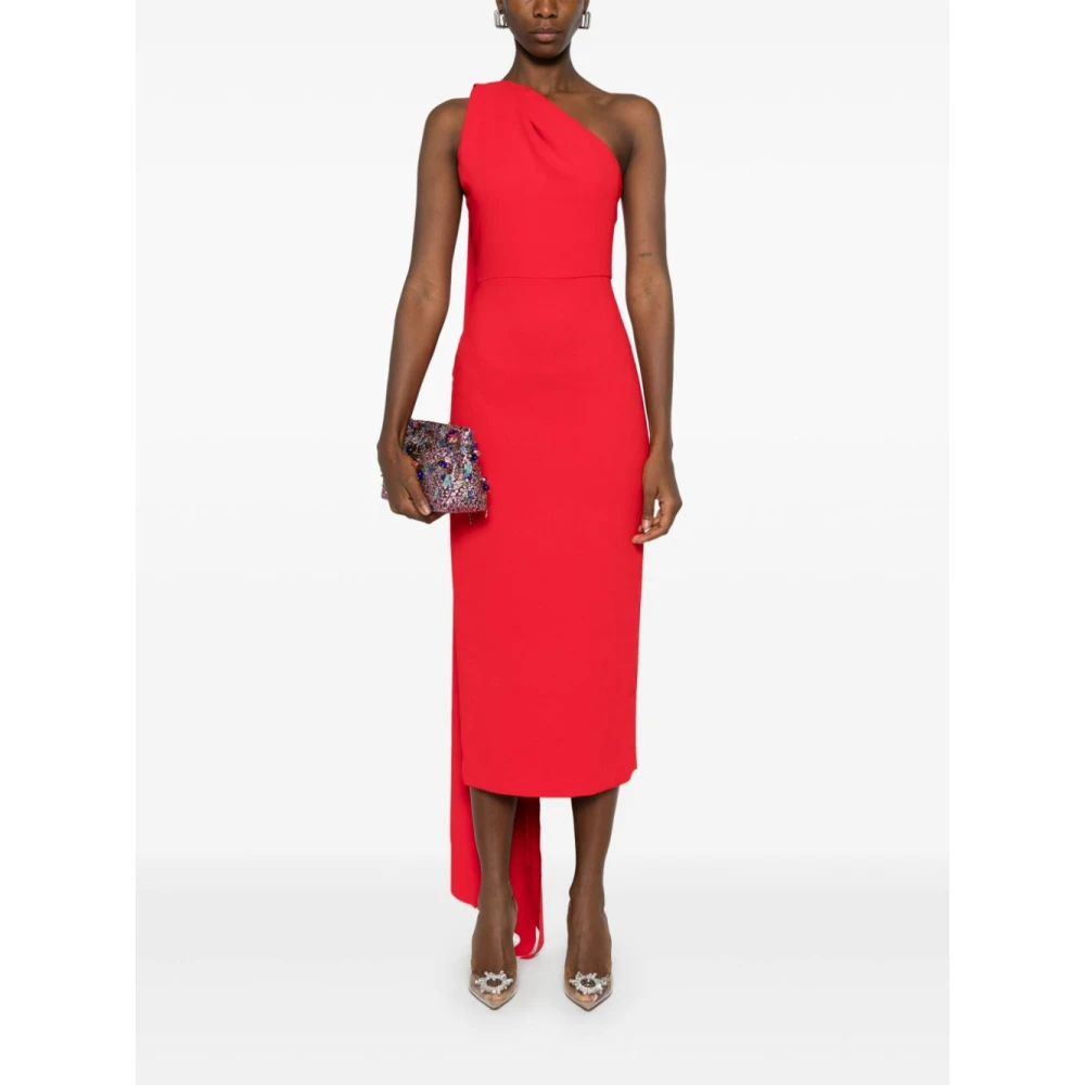 Solace London Rode Jurken voor Vrouwen Elegante Stijl Red Dames