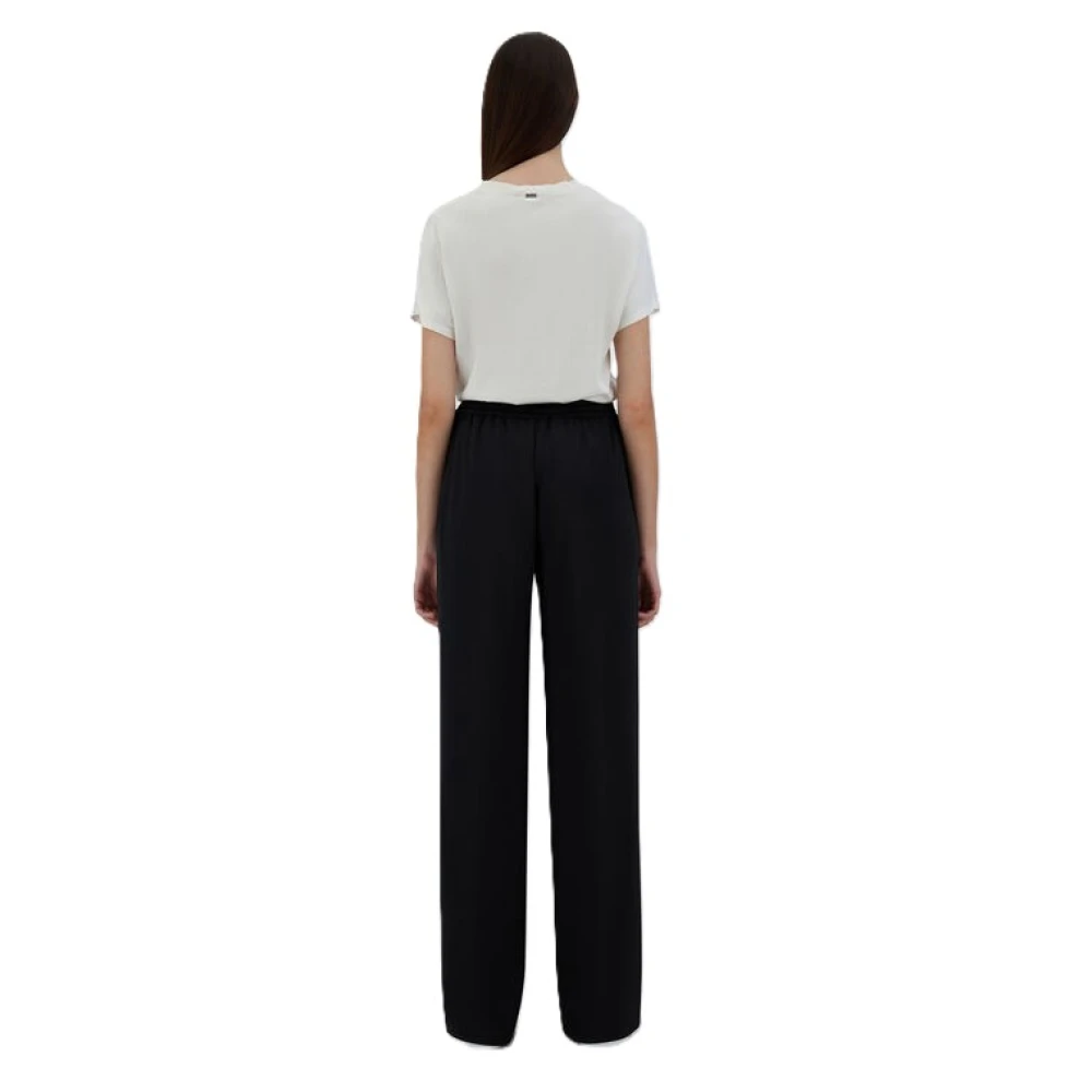 Herno Polyester Broek Black Dames