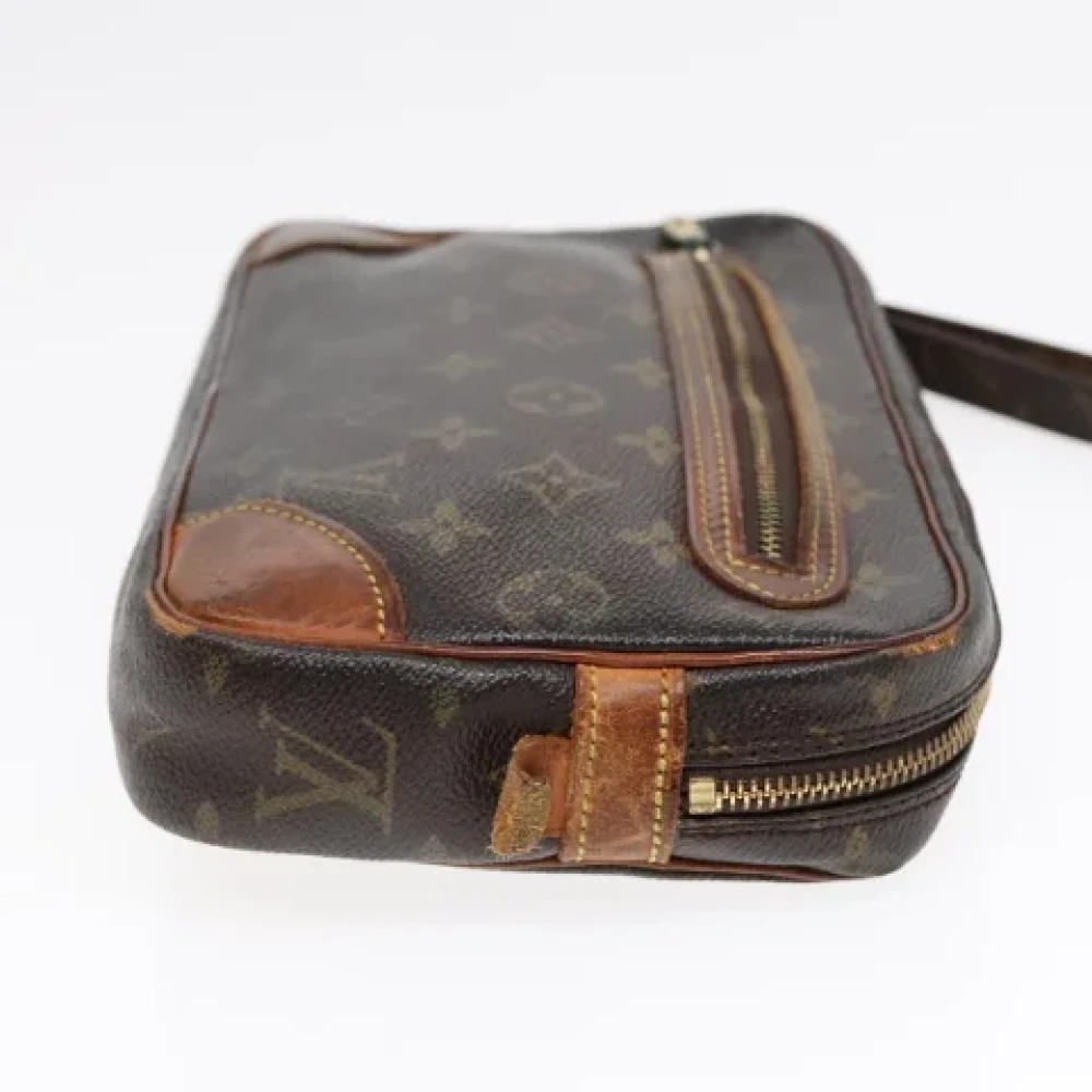 Louis Vuitton Vintage Pre-owned Canvas clutches Brown Dames