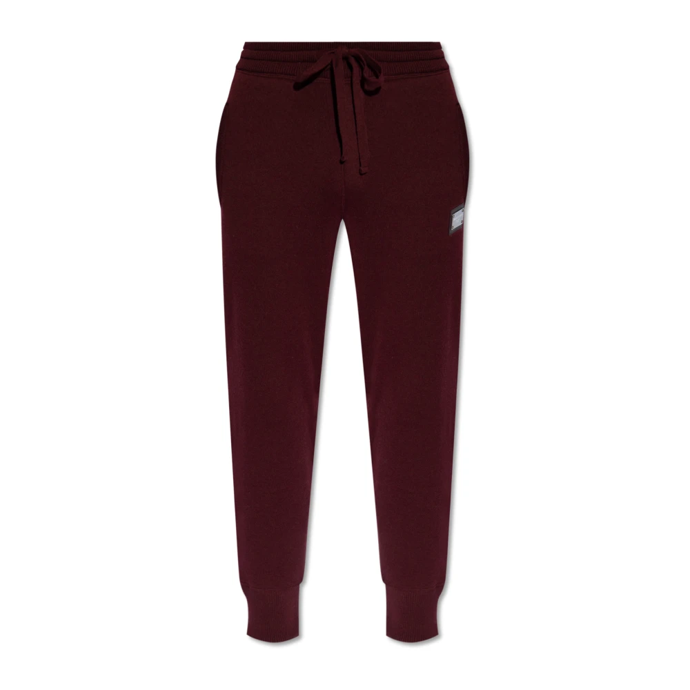 Dolce & Gabbana Hombre Rojo - Pantalones De Lana - Trousers - 2XL