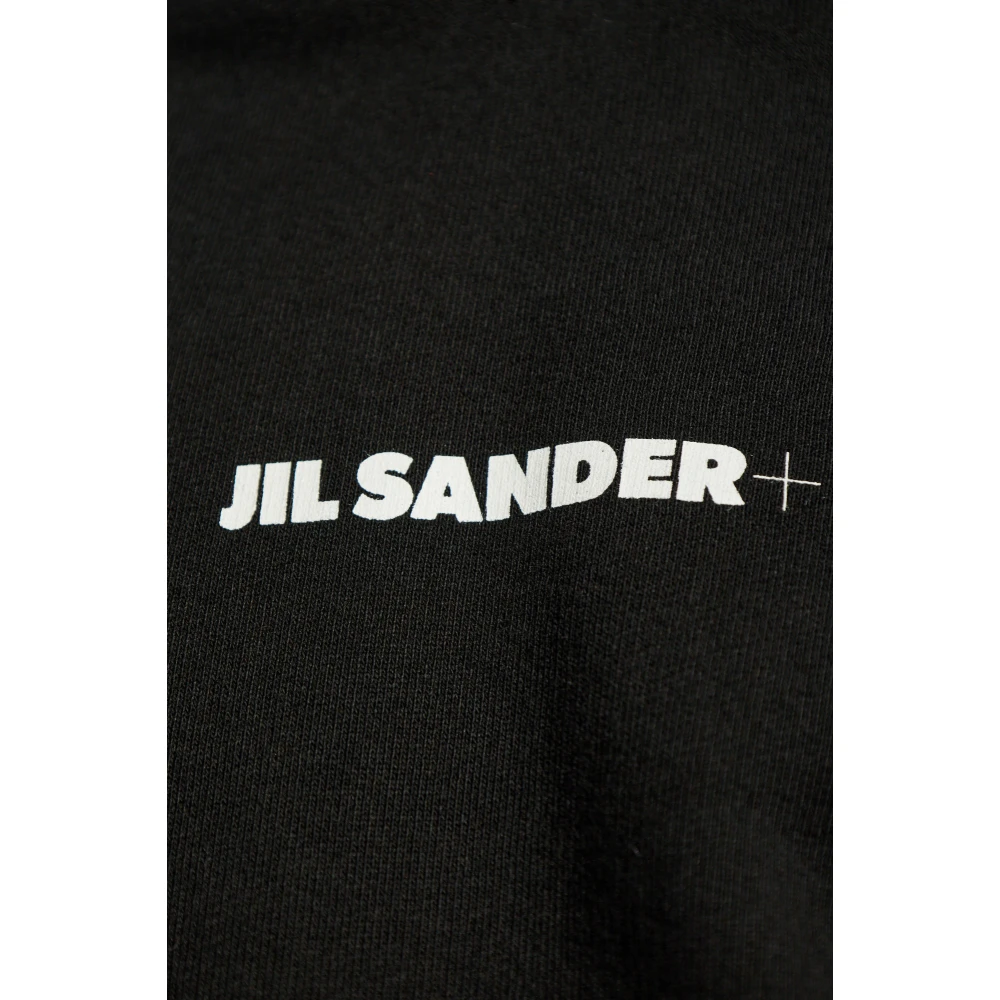 Jil Sander Hoodie Black Heren