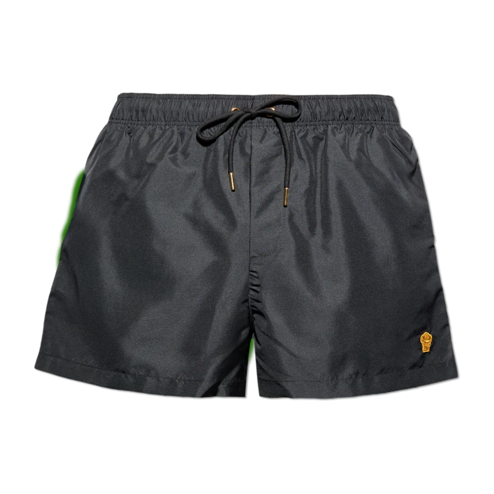 Versace Uomo Nero Costumi Da Bagno, L, New,