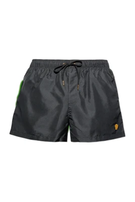 Broderade Medusa Badshorts