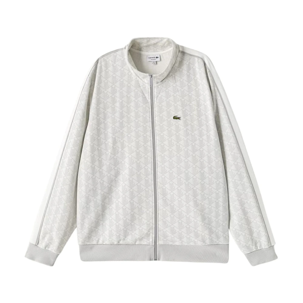 Lacoste Uomo Grigio - Zip-Throughs - Sweatshirts & Hoodies - L