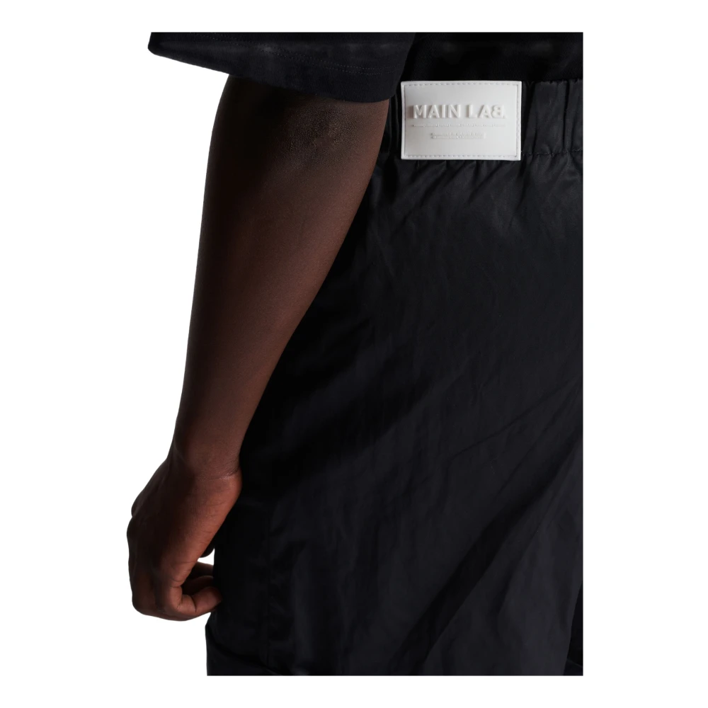 Balmain Nylon Shorts Black Heren