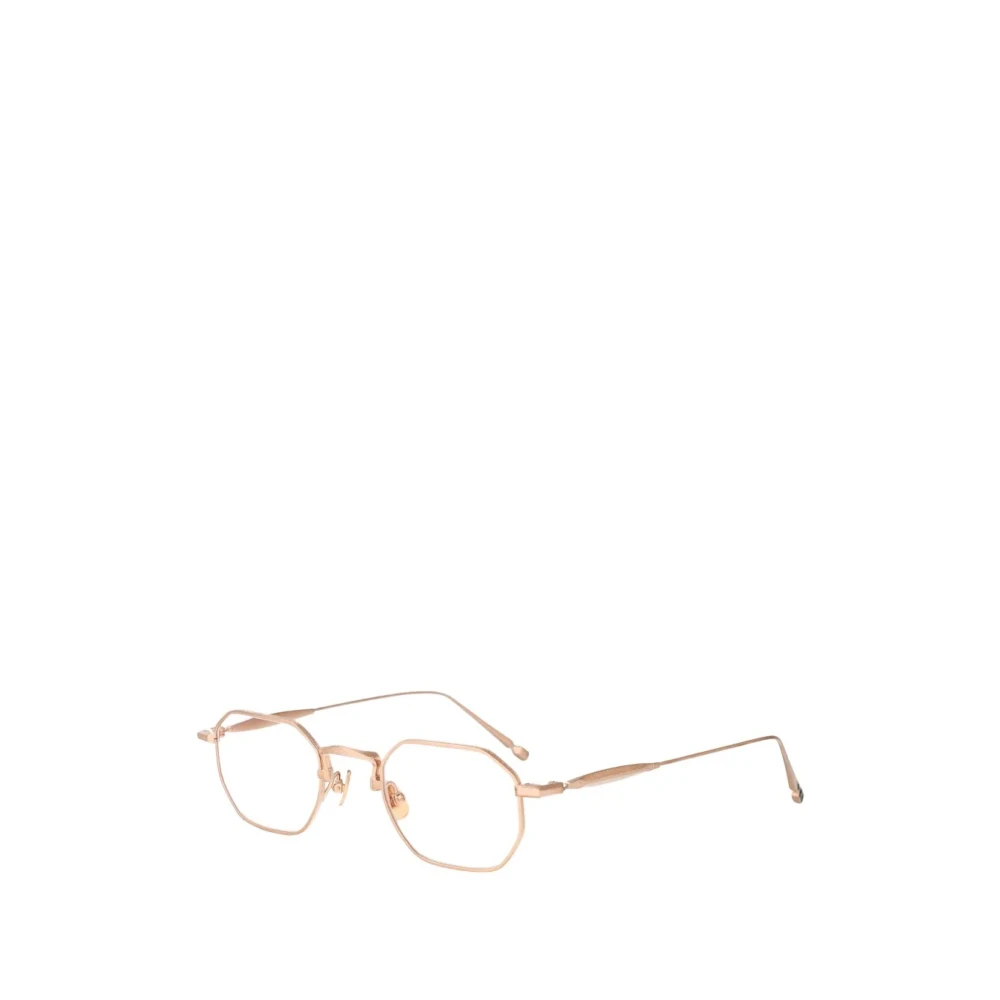 Matsuda Unisex Yellow Geometric Titanium Optical Frame - Glasses - 46 Mm - Accessories