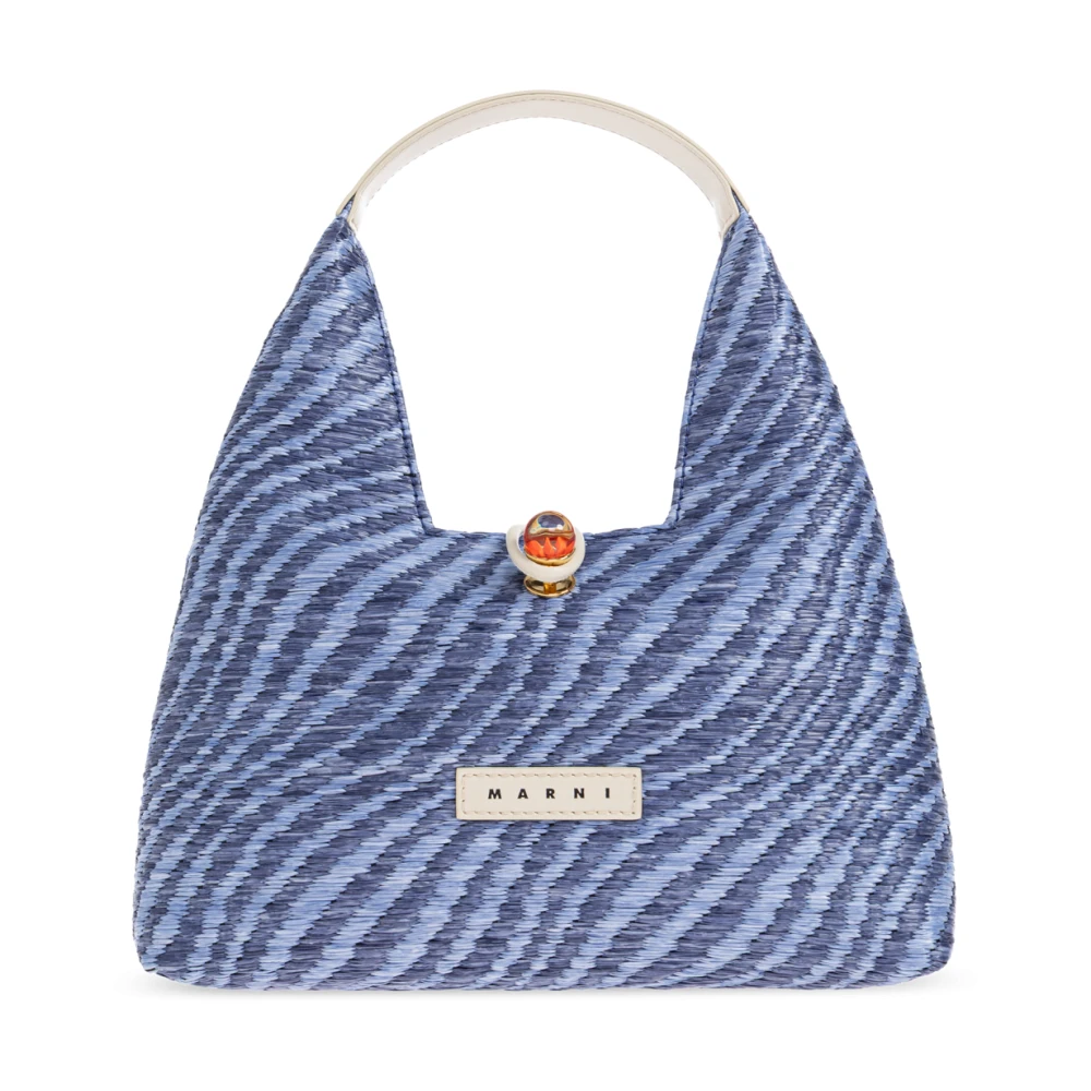 Marni Women's Blue Handbags, One Size, Handbag With Logo