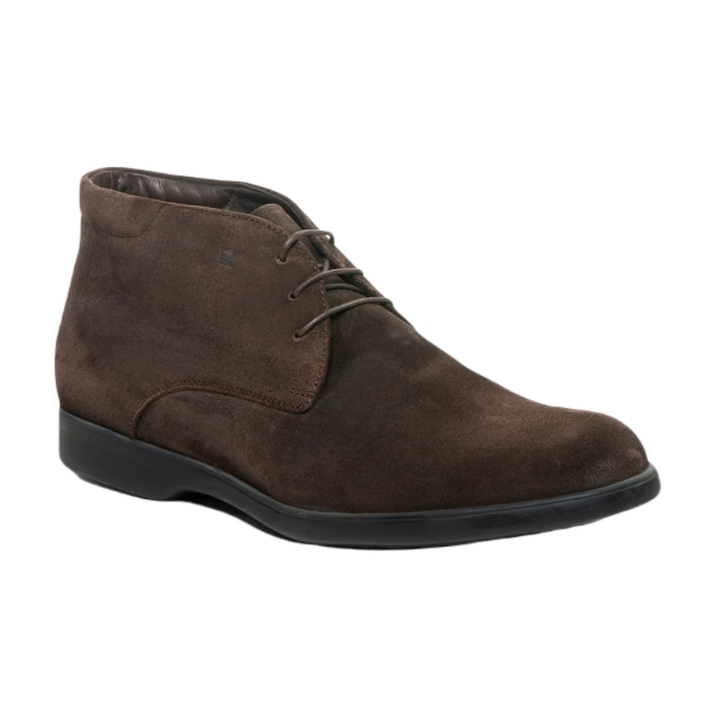 Tricker s Aldo Clark Suede Platte Schoenen Black Heren Schoenen