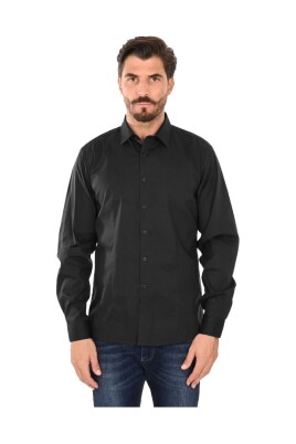 black-cotton-menand-39-s-shirt