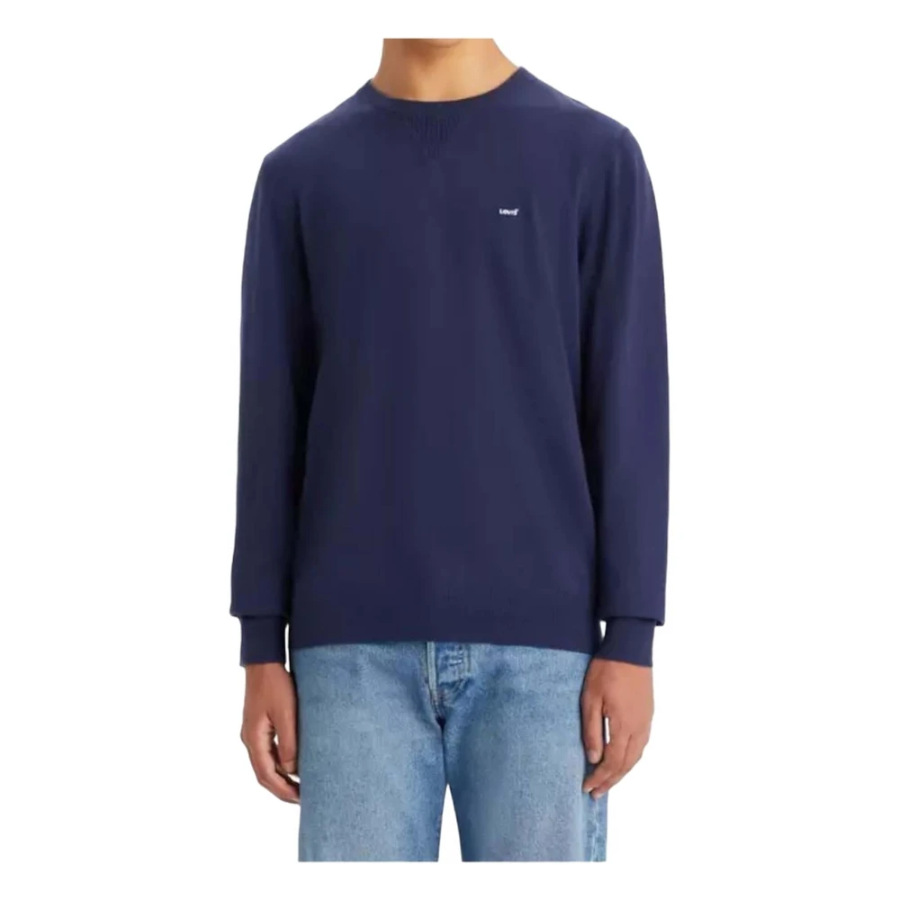 Levi's Lichtgewicht Housemark Sweater Blue Heren
