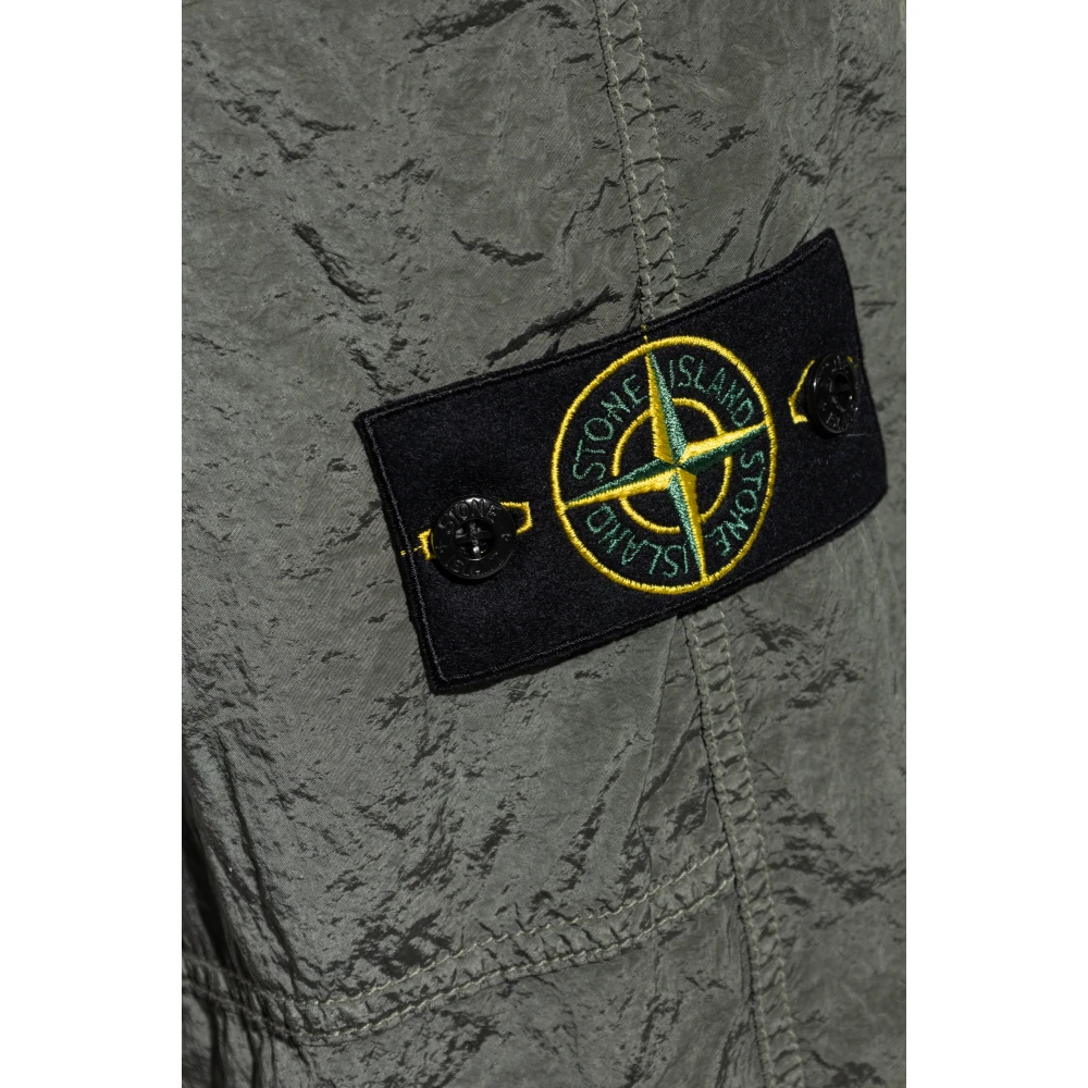 Stone Island Broek met logo Gray Heren