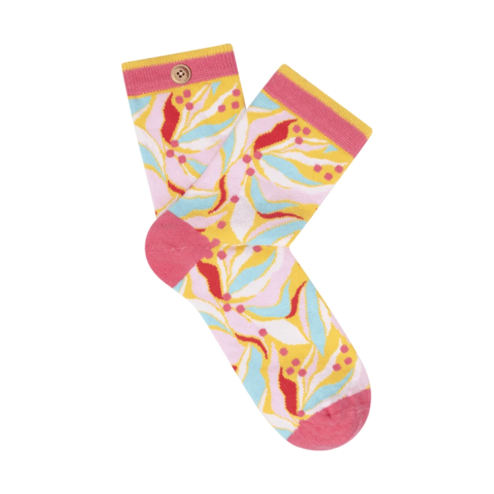 Cabaia Geknoopte Bloemensokken Zacht Comfortabel Multicolor Dames