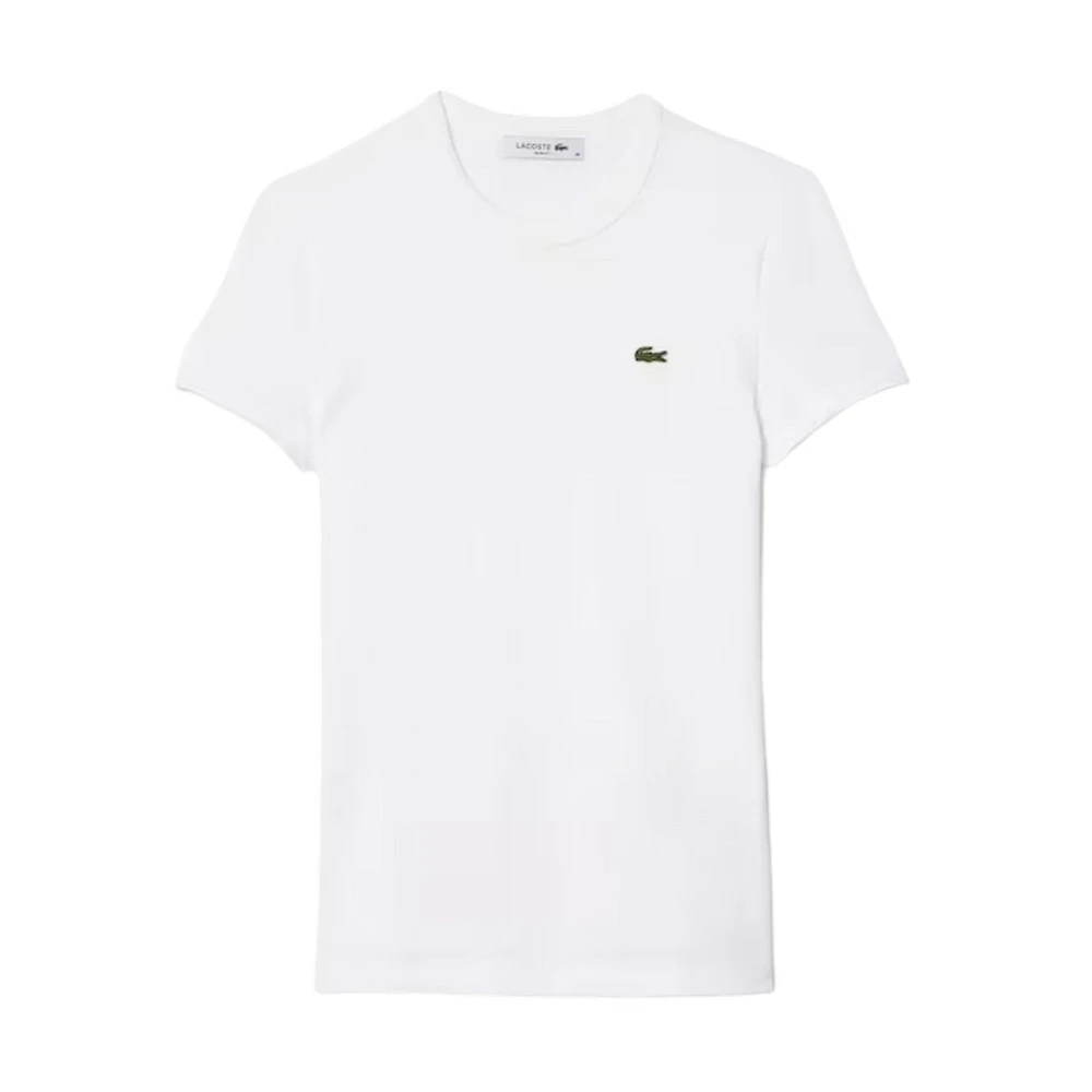 Lacoste T-Shirts White, Dam