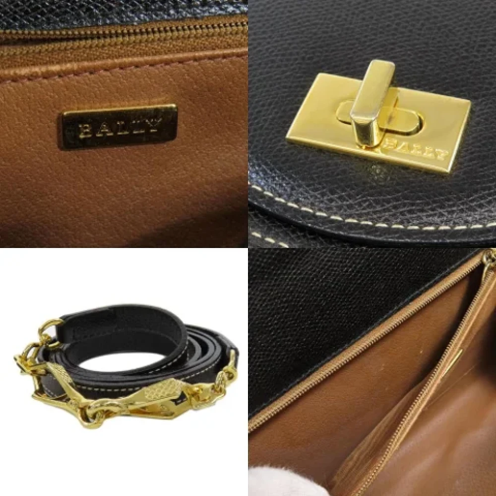 Bally Pre-owned Leather handbags Black Dames