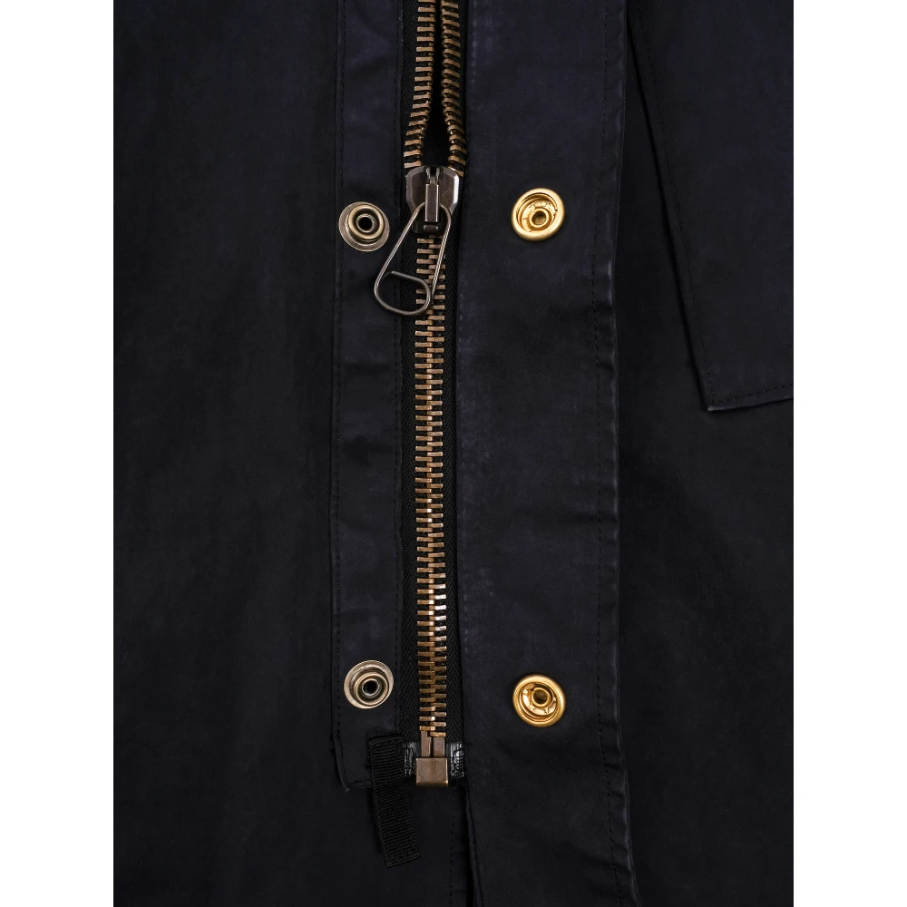 Ten C Klassieke Cyclone Parka met capuchon Blue Heren