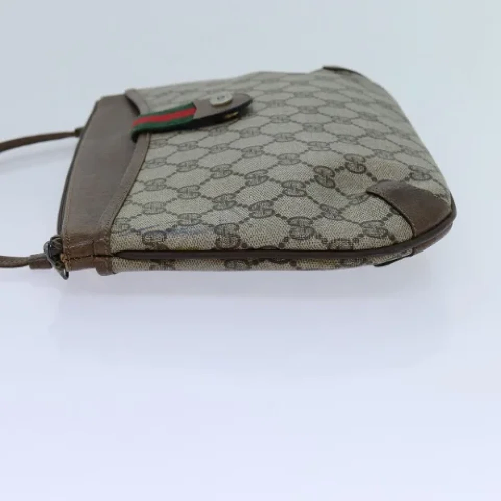 Gucci Vintage Pre-owned Leather gucci-bags Beige Dames