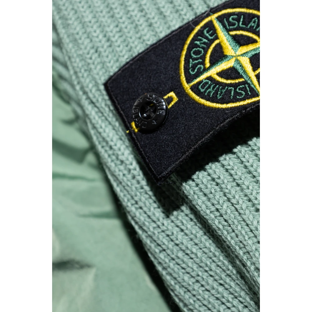 Stone Island Jas gemaakt van gecombineerde materialen Green Heren