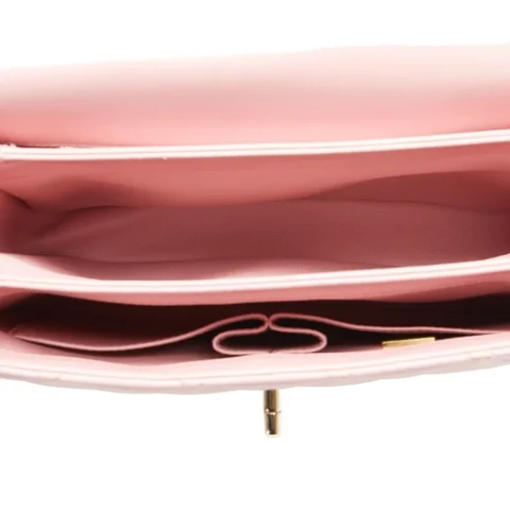 Chanel Vintage Pre-owned Leather chanel-bags Pink Dames