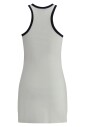 white-scuba-mini-dress