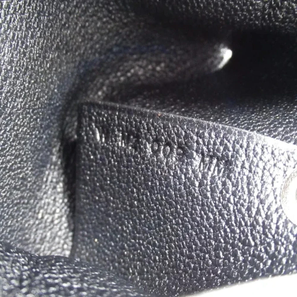 Hermès Vintage Pre-owned Leather wallets Black Dames