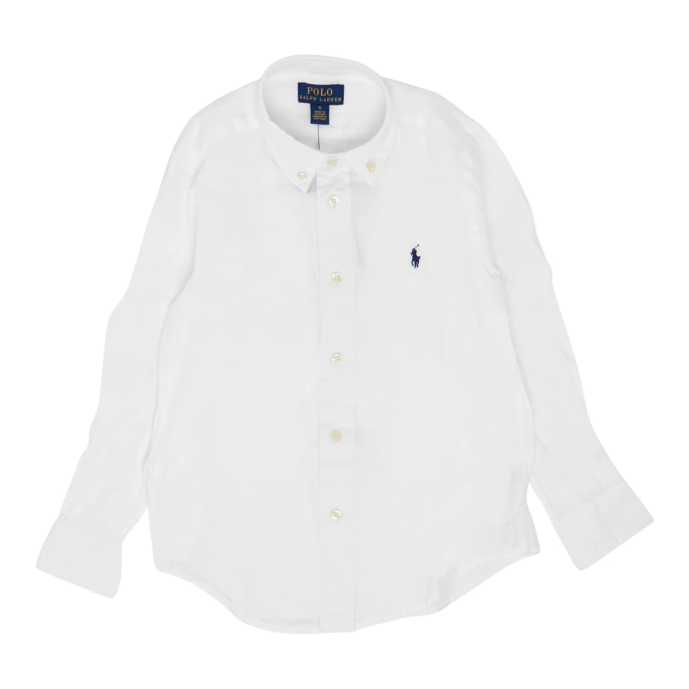 Polo Ralph Lauren Stilig Pojk Skjorta 322865270 White, Pojke