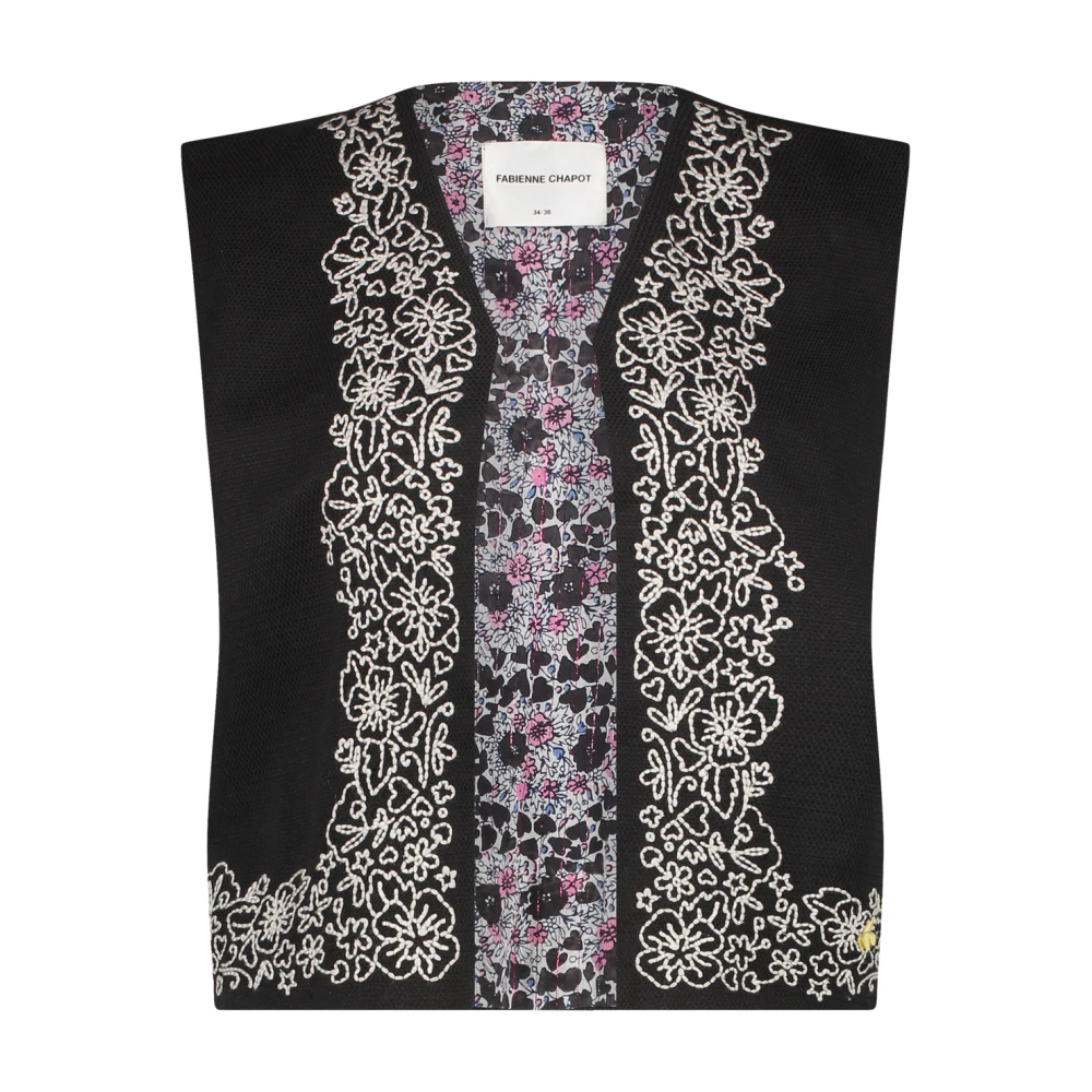 Fabienne Chapot Pam Gilet Black Dames