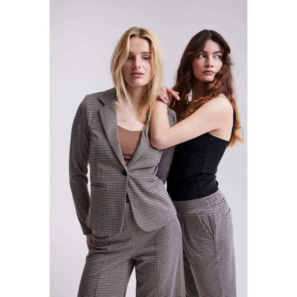 Ichi Sand Blazer Gray Dames
