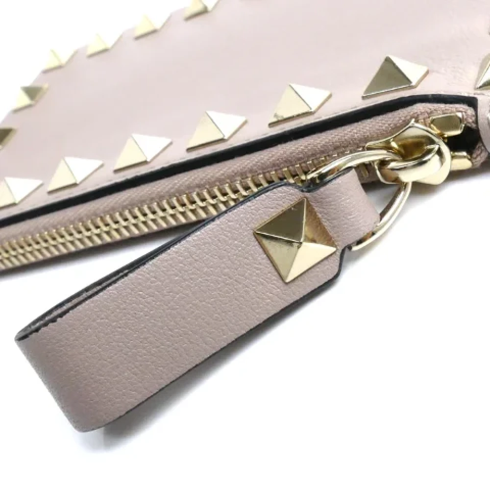 Valentino Vintage Pre-owned Leather wallets Purple Dames