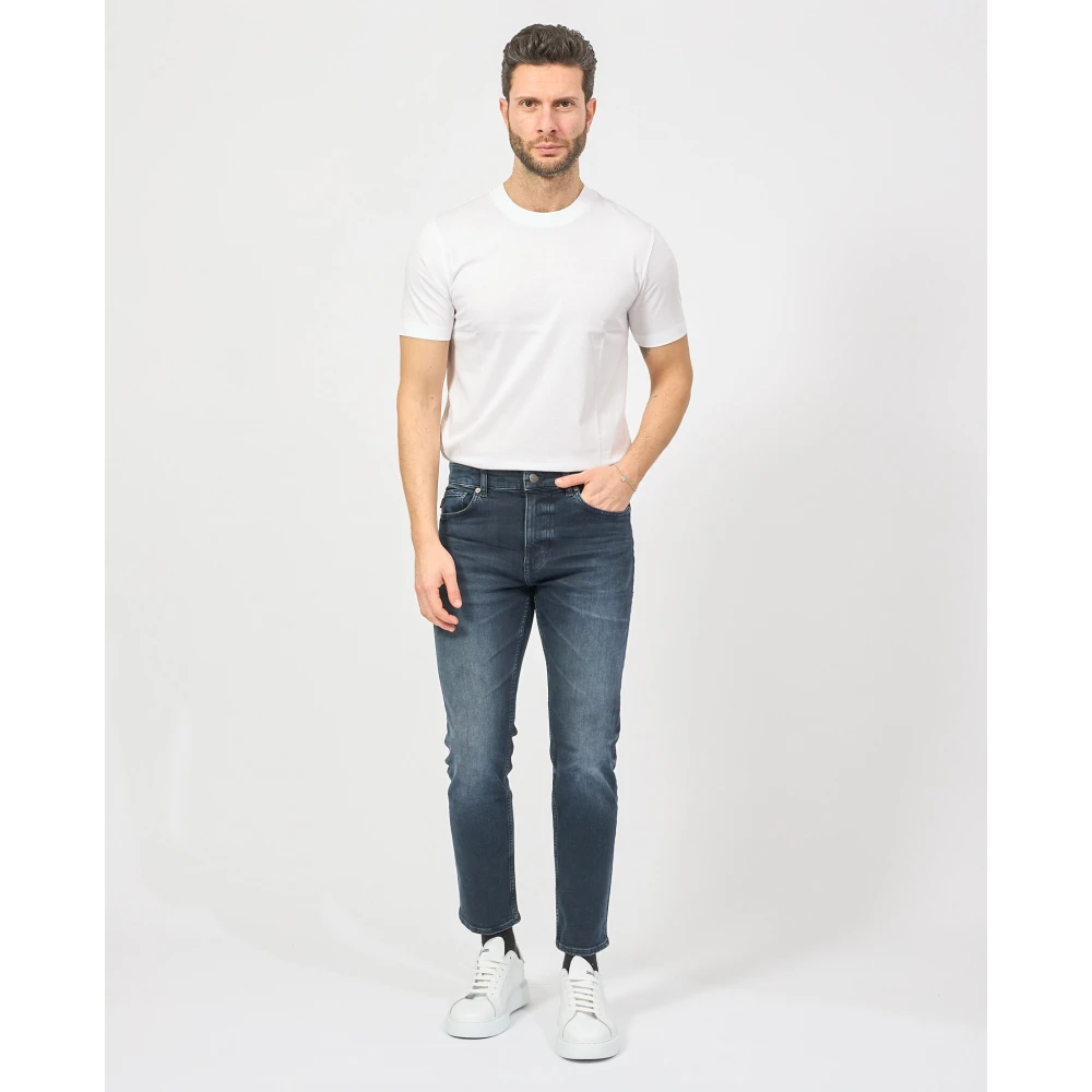 Hugo Boss Blauwe Slim Fit Jeans Blue Heren