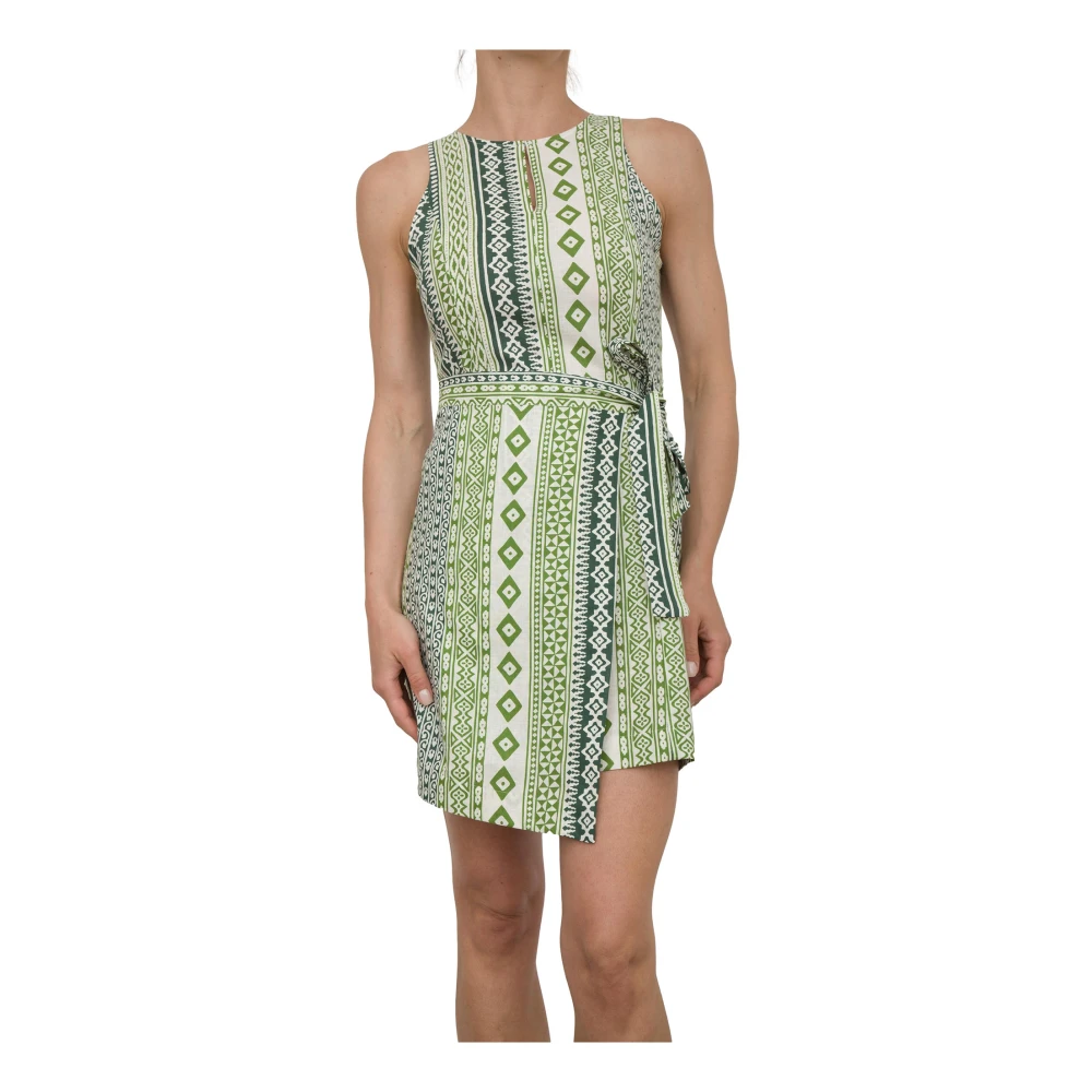 Marella Women's Multicolor Green Dress For - Short Dresses - 2XS - Dresses