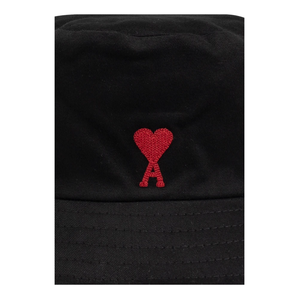 Ami Paris Logo Hoed Black Unisex