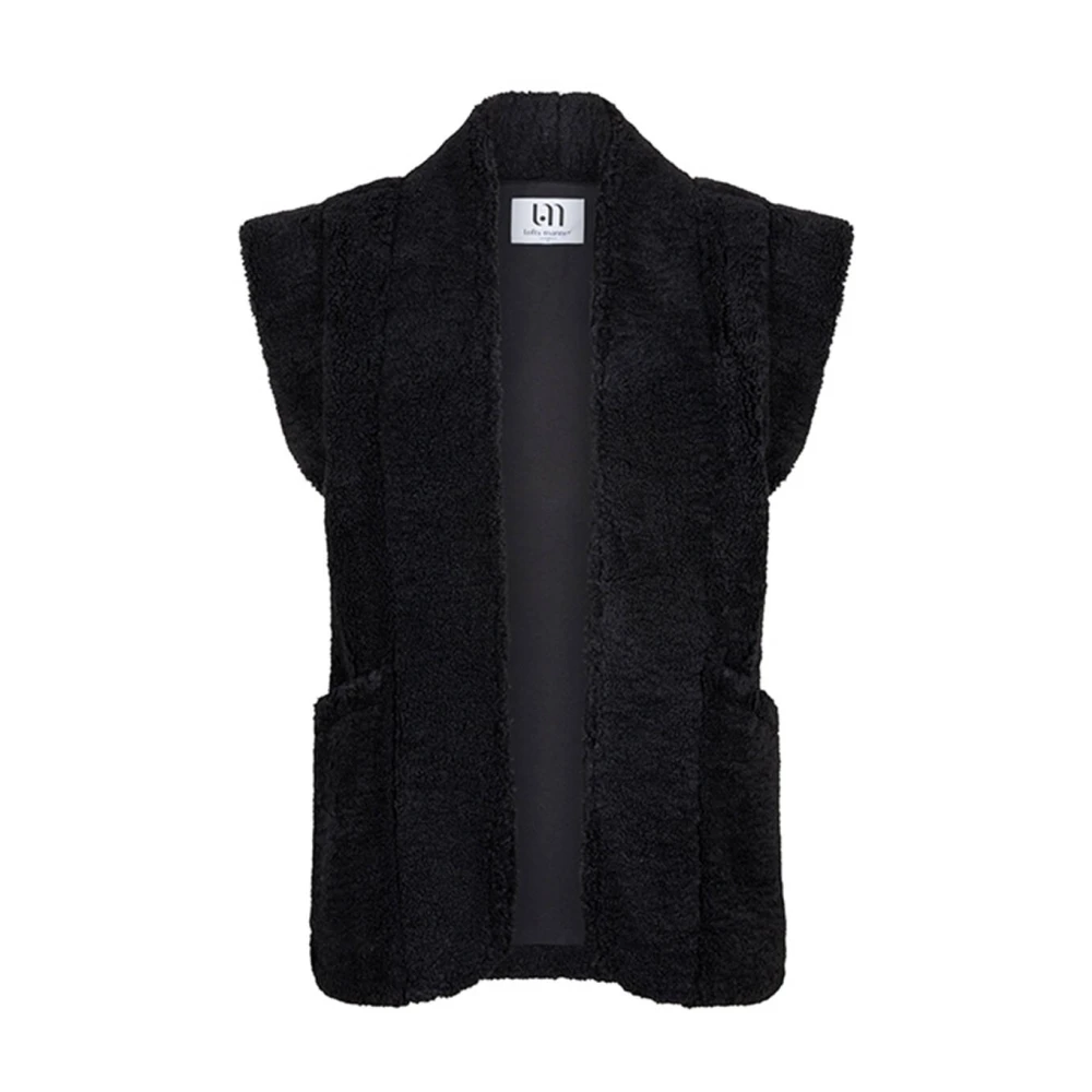 Lofty Manner Alice Gilet Vest Black Dames