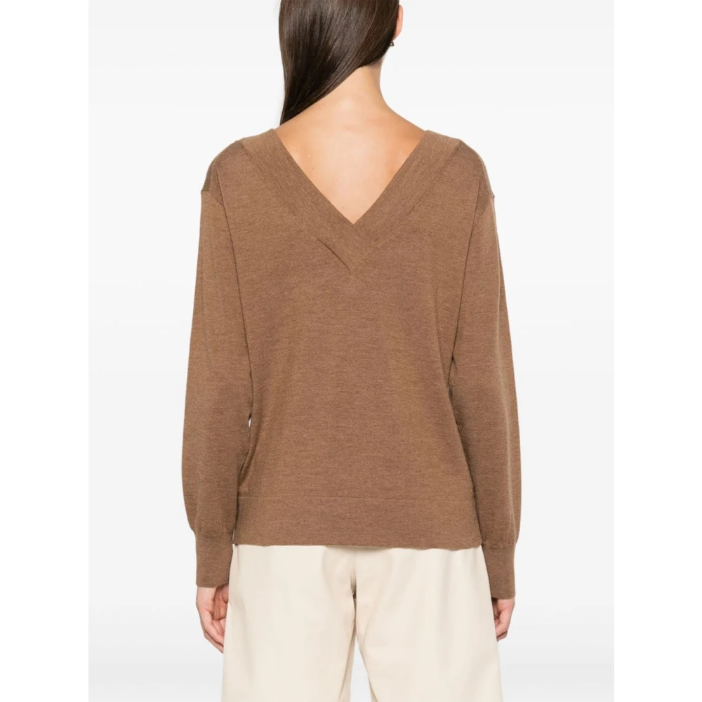 P.a.r.o.s.h. Stijlvolle Pullover in Verbrand Oranje Gray Dames