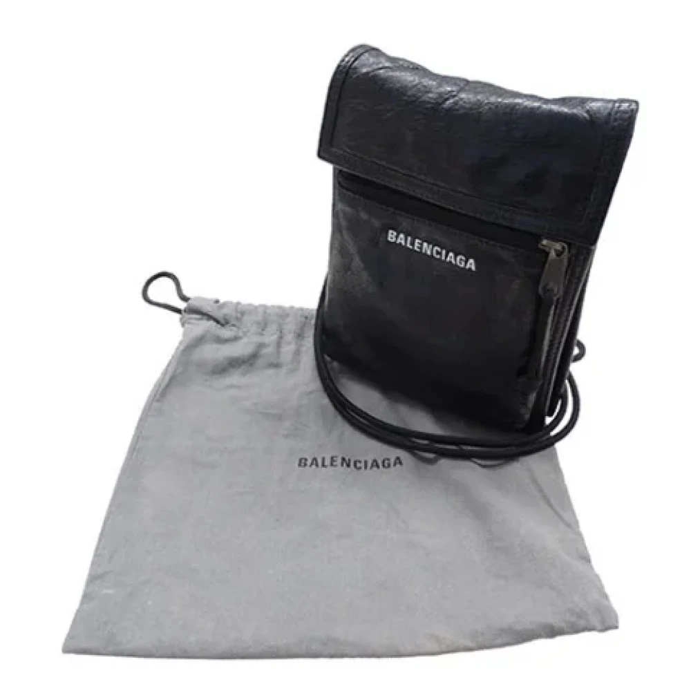 Balenciaga Vintage Pre-owned Leather balenciaga-bags Black Dames