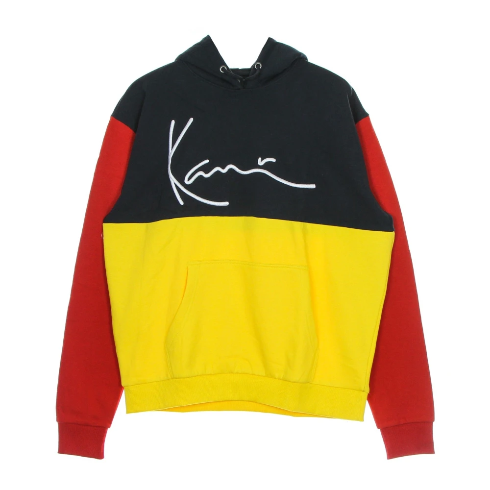 Karl Kani Men's Multicolor Hoodies, Xs, Color Block Teddy Hoodie