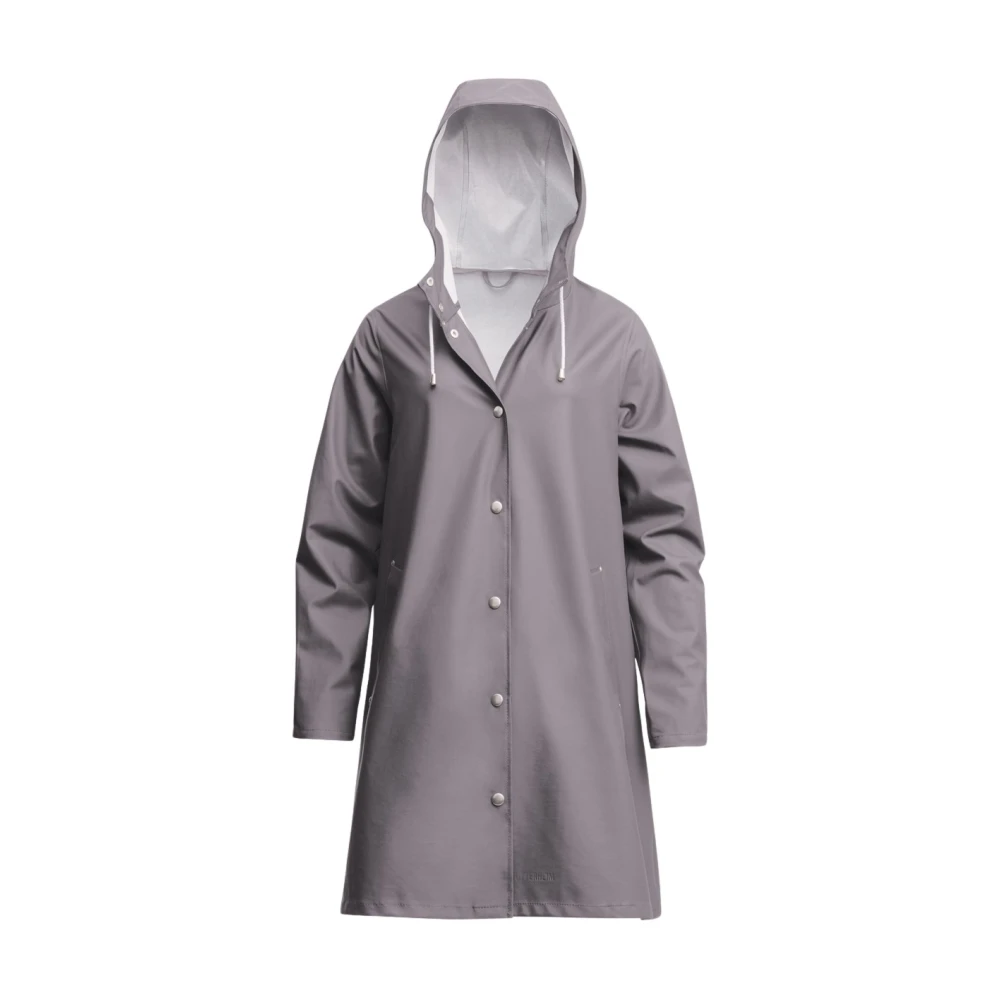 Stutterheim A-Lijn Waterdichte Regenjas voor Vrouwen Gray Dames