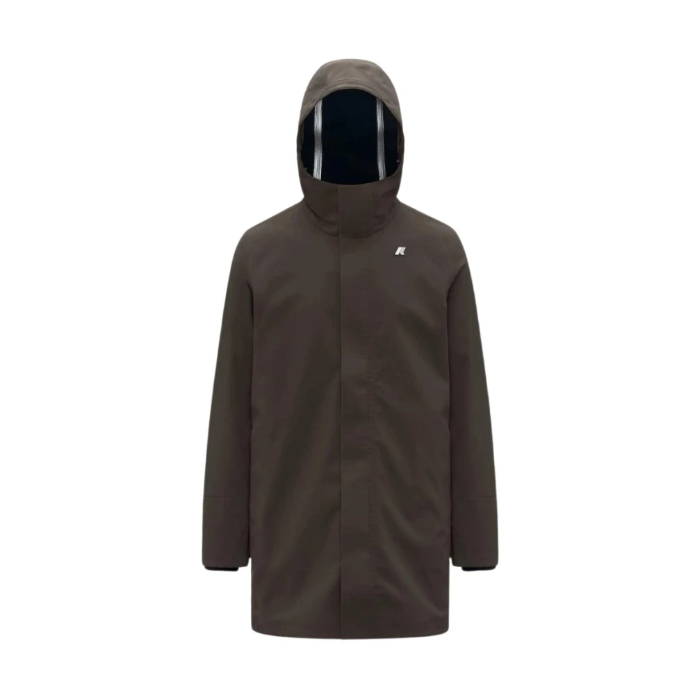 K-Way Uomo Verde Cappotti, Xl, New, - Immagine 2
