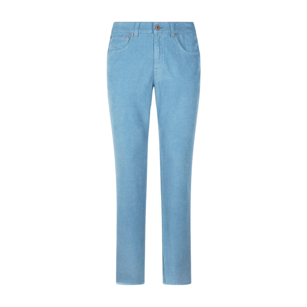 Boglioli Casual katoenen en modale broek Blue Heren