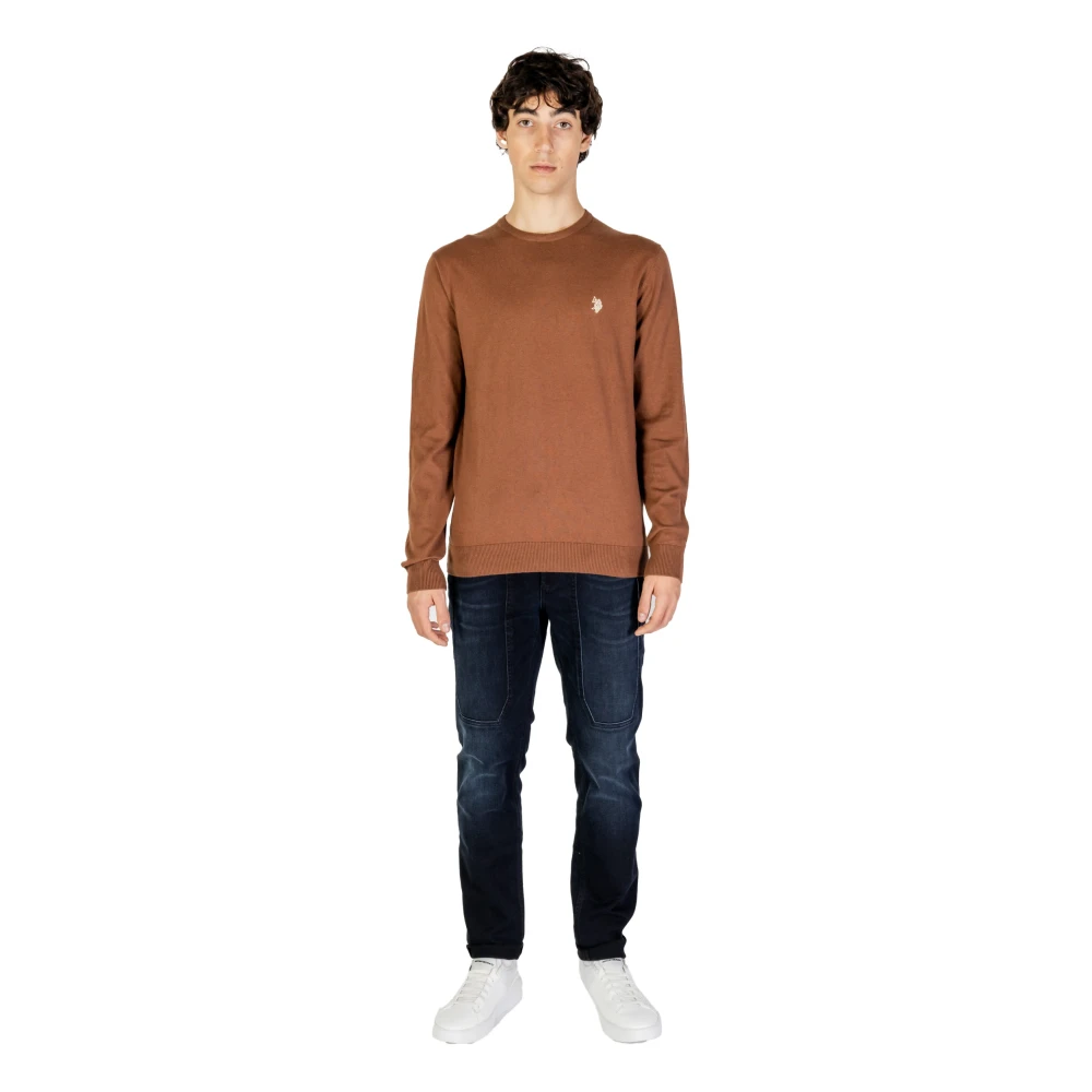 U.s. Polo Assn. Heren Gebreide Kleding Collectie: Herfst Winter Beige Heren