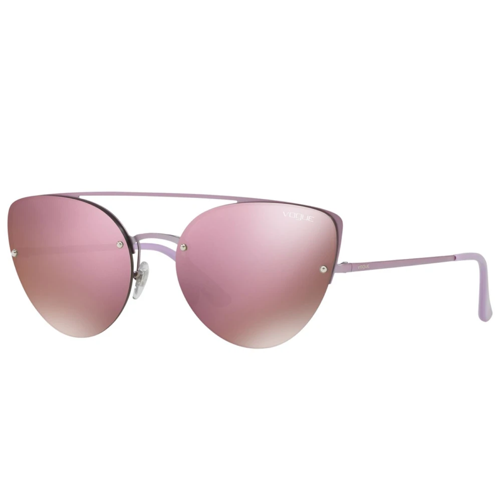 Vogue Women's Purple Metal Frame Cat-Eye Sunglasses - Sunglasses - One Size - Accessories
