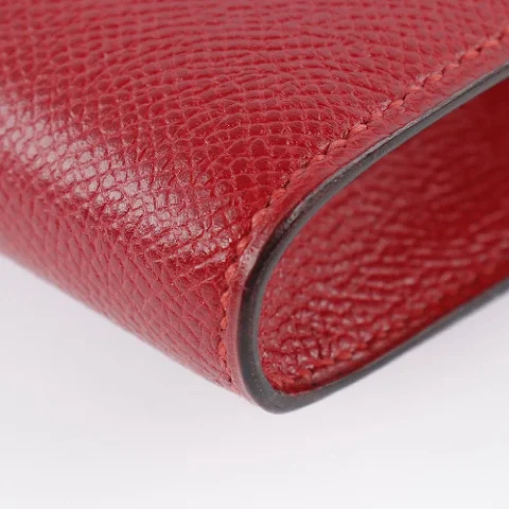 Hermès Vintage Pre-owned Leather clutches Red Dames