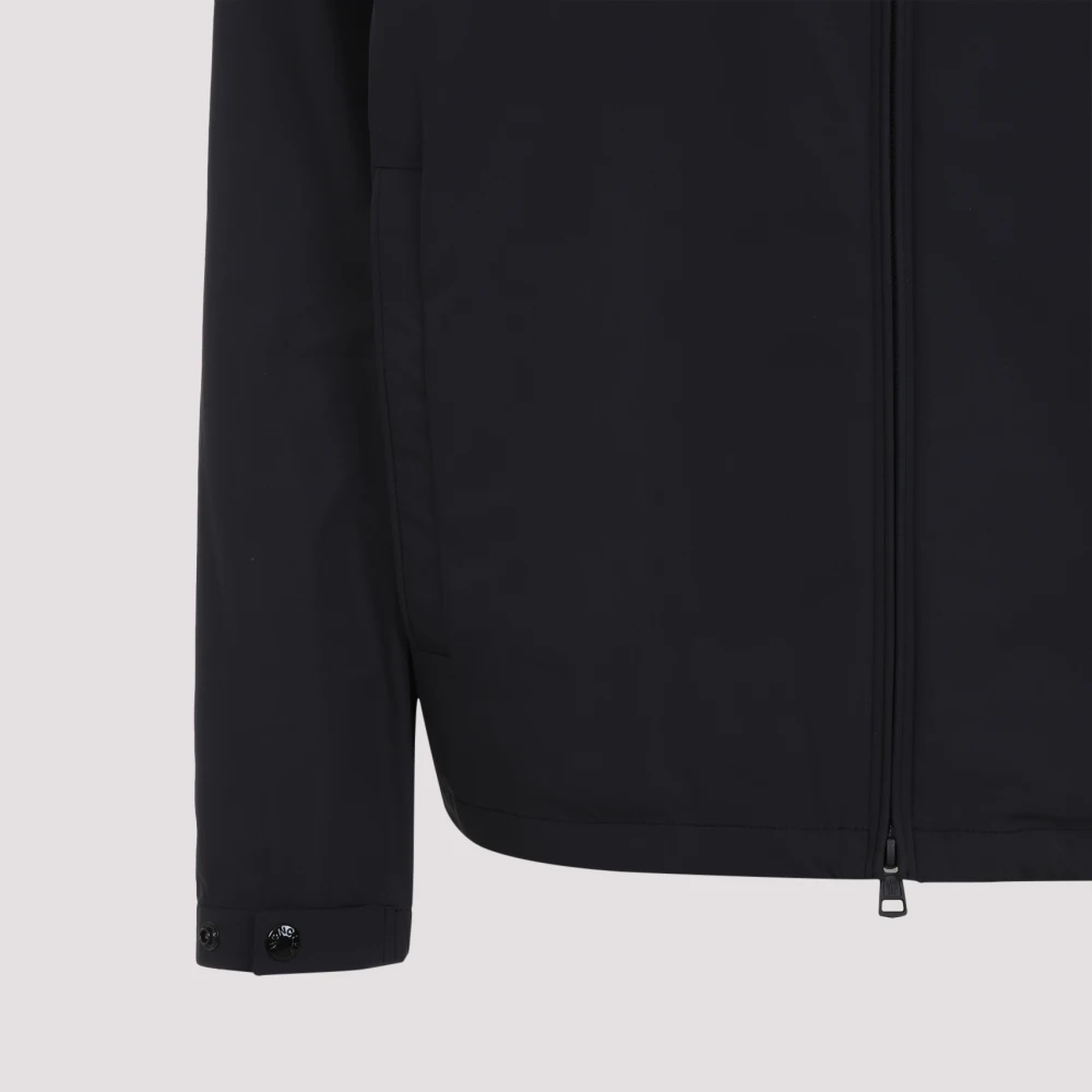 Moncler Stijlvolle Jas voor Sassiere Look Black Heren