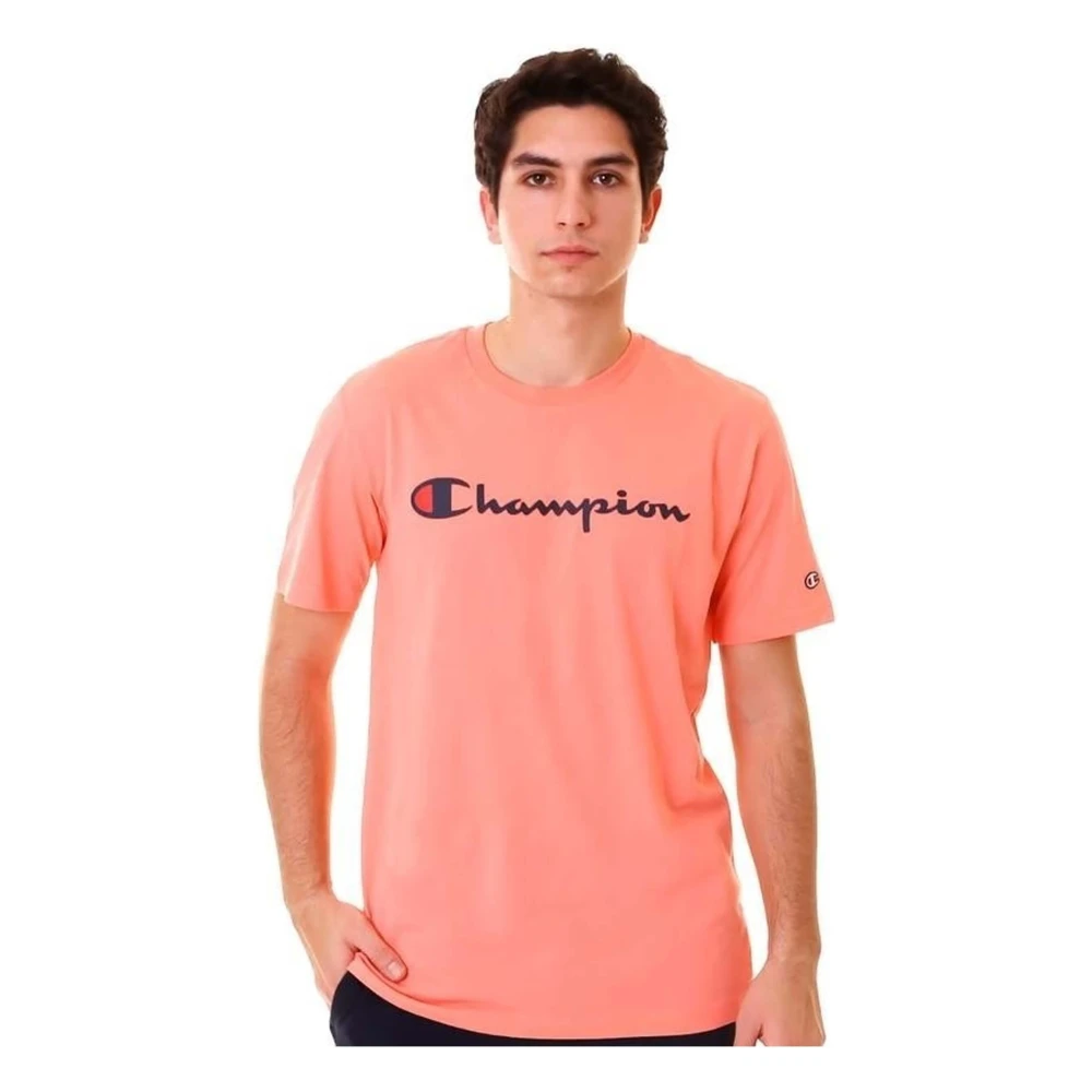 Champion T-shirt Orange Heren
