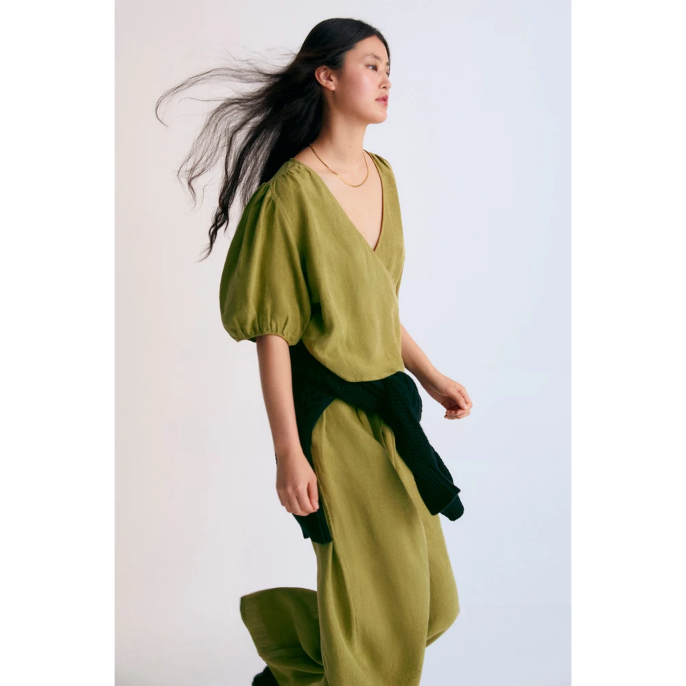 The New Society Hera Woman Pant Olive Green Dames