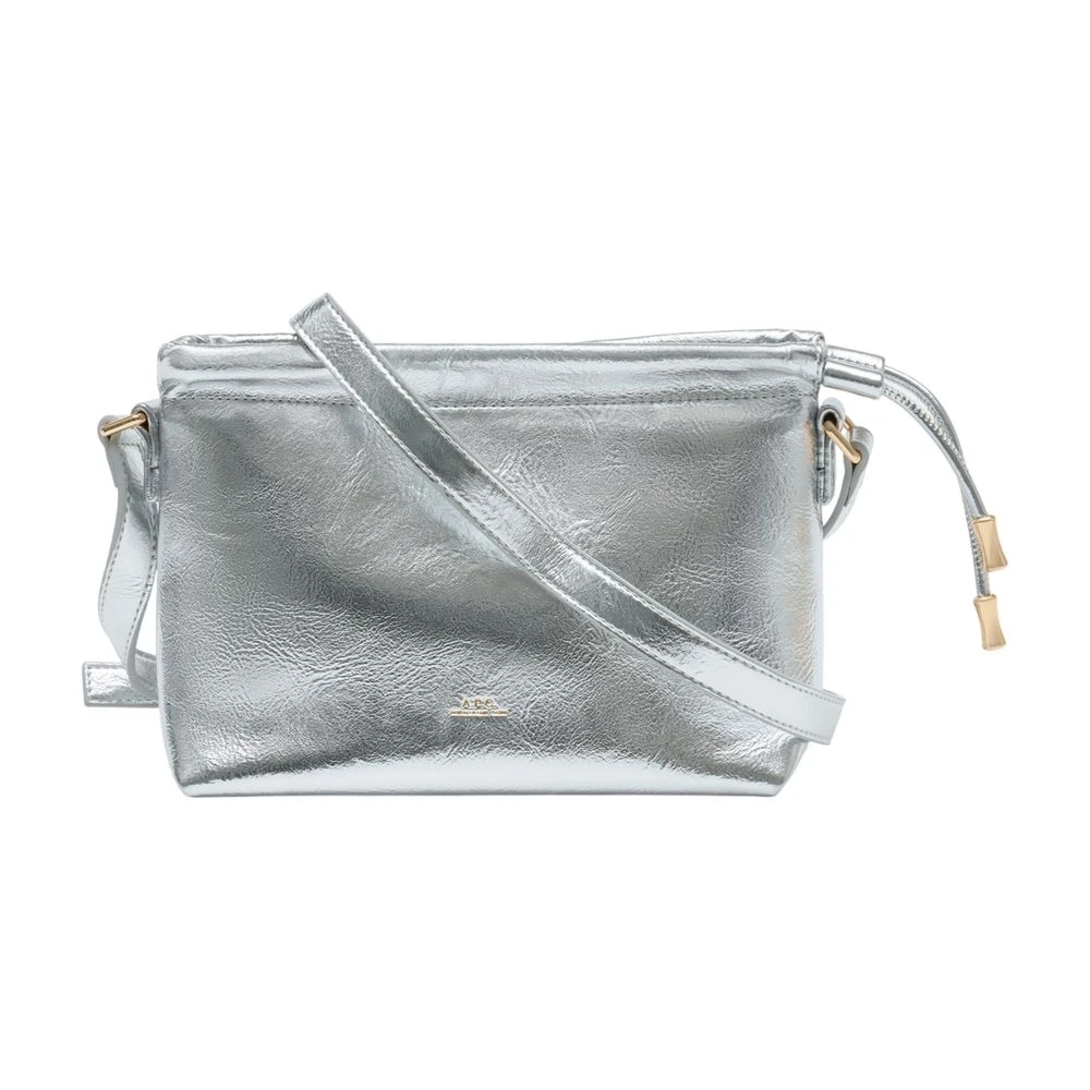 A.p.c. Women's Gray Cross Body Bags, One Size, Ninon Mini