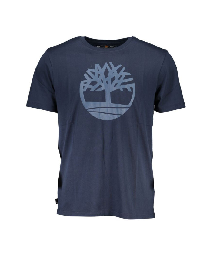 t-shirt-en-coton-bleu-imprime