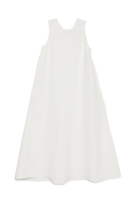 robe-trapeze-sans-manches-blanc