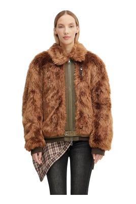 Flight Fur Bomberjacka