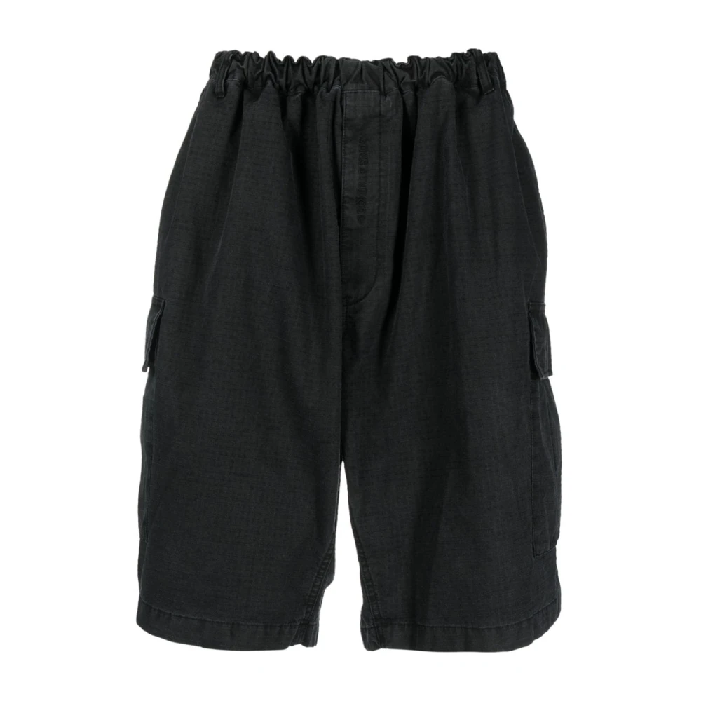 Acne Studios Ripstop Casual Shorts Black Heren